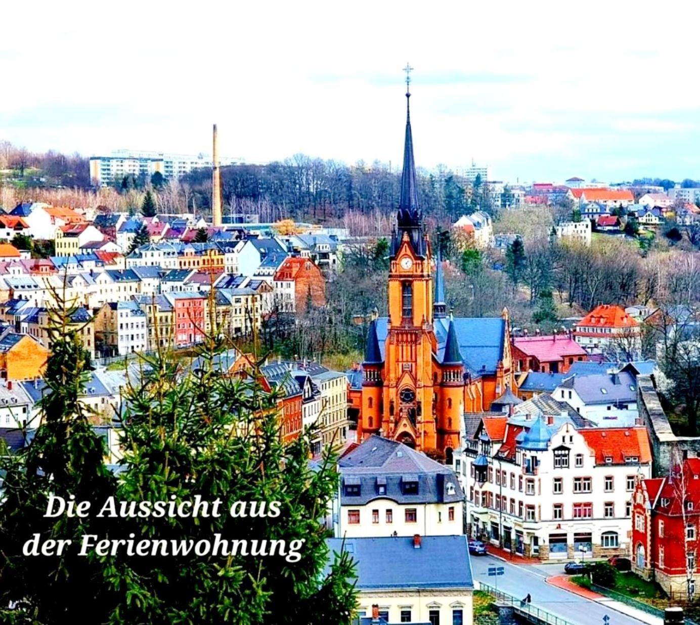 Ferienwohnung "Blick Mylau" - Naehe Freizeitpark Plohn & Weltgroesster Ziegelsteinbruecke Reichenbach im Vogtland Luaran gambar