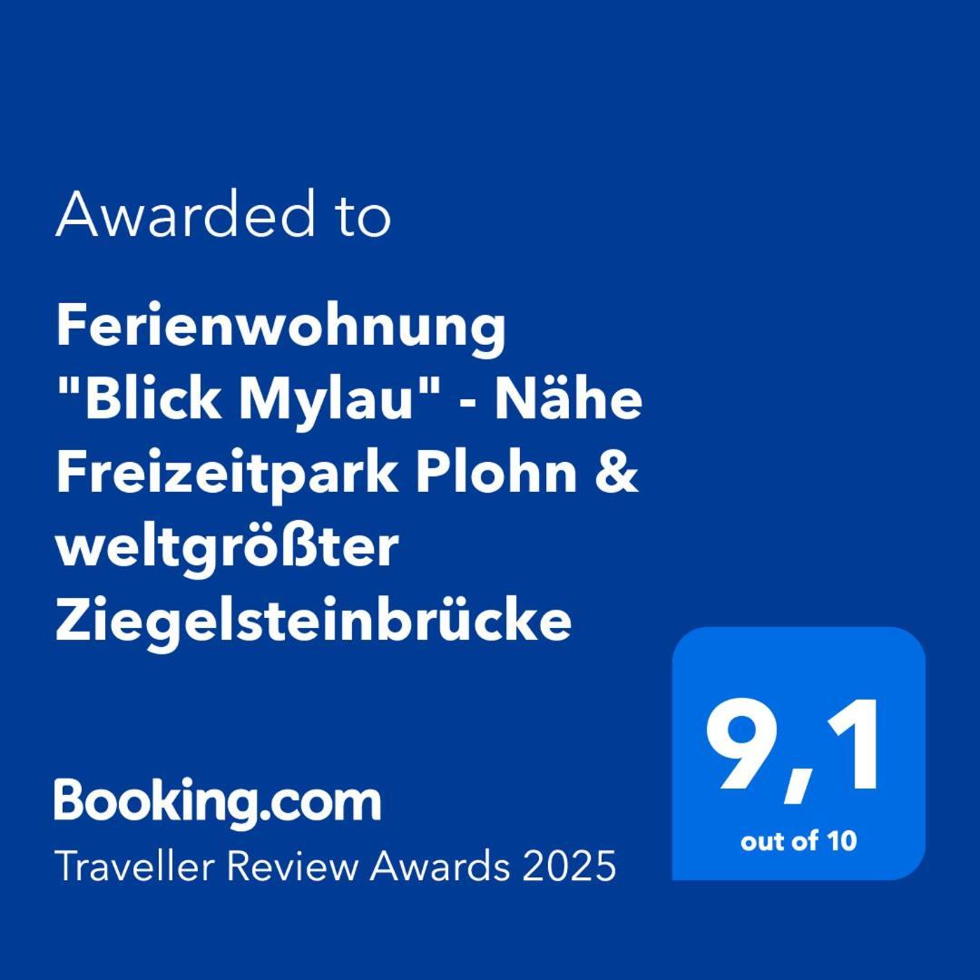 Ferienwohnung "Blick Mylau" - Naehe Freizeitpark Plohn & Weltgroesster Ziegelsteinbruecke Reichenbach im Vogtland Luaran gambar